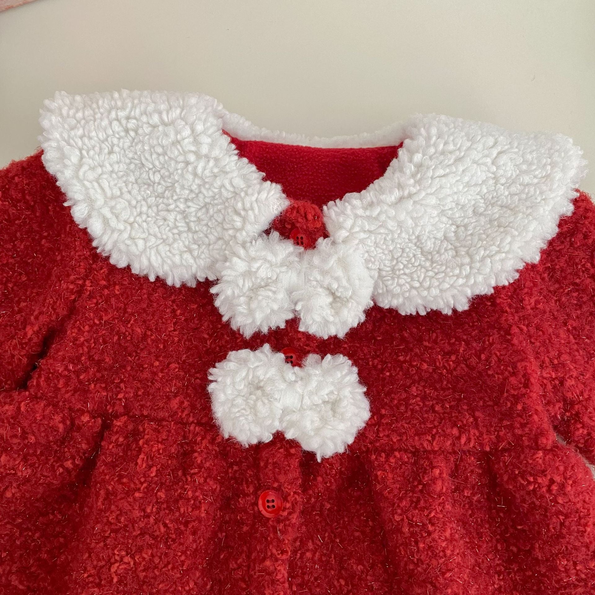 Winter Arrival Baby Kids Girls Color Patchwork Long Sleeves Warm Fluffy Coat, MyKids-USA®, Puffer Jackets, MyKids-USA -  -  -  -  -  -  - 