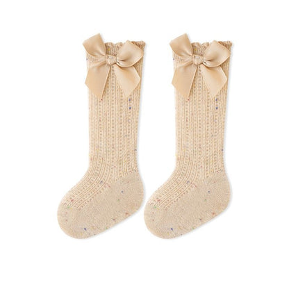 Summer and Spring Baby Kids Girls Breathable Cute Dots Pattern Stockings, MyKids-USA®, Baby & Toddler Socks & Tights, MyKids-USA - Size/Age - XS (0-6M) - Color - Yellow -  -  - TR2604272301-D.