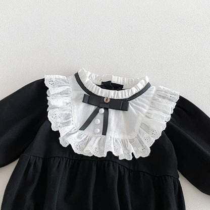 MyKids-USA® Autumn Arrival Baby Girls Long Sleeves Cute Color Patchwork Bodysuit