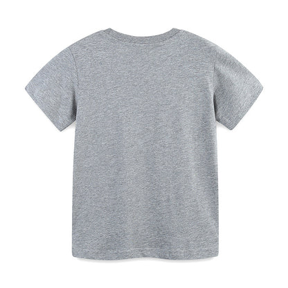 Summer Boys’ Dinosaurs Animals Cartoon Pattern T-shirt in European and American Style, MyKids-USA®, Baby & Toddler Tops, MyKids-USA -  -  -  -  -  -  - 