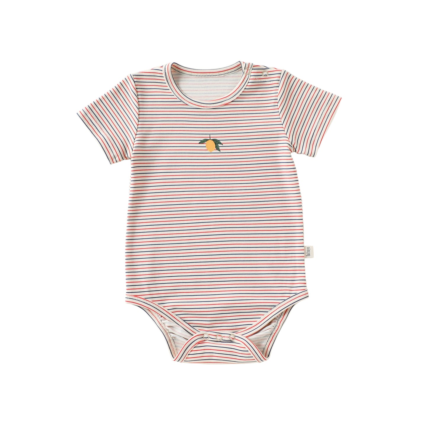 Summer Arrival Baby Unisex Sleeveless or Short Sleeves Striped Bodysuits, MyKids-USA®, Baby & Children's One-Pieces, MyKids-USA - Size/Age - 66 (3-6M) - Color - Red -  -  - TR2604232028-D.