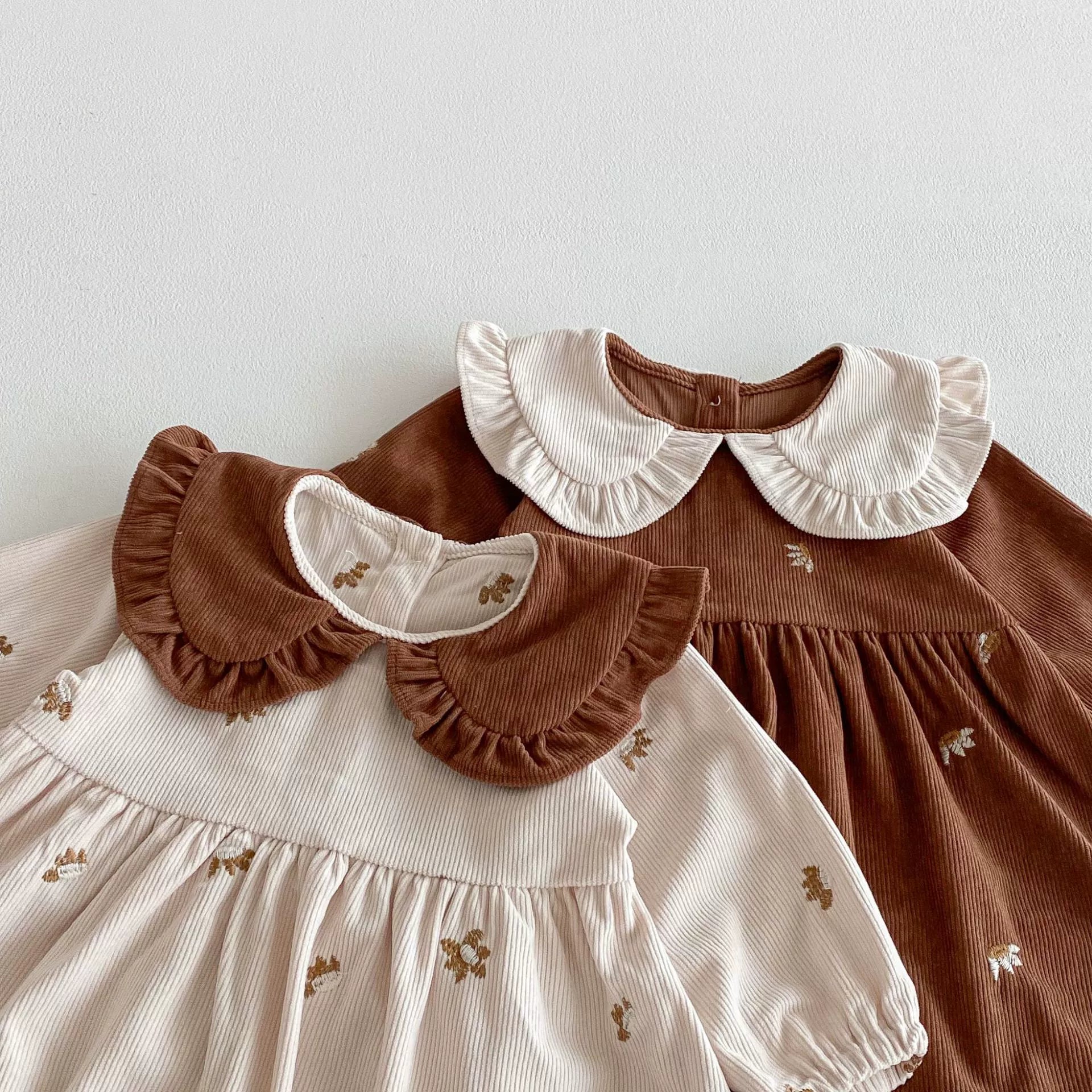 Autumn Hot Selling Baby Kids Girls Princess Long Sleeves Flowers Embroidered Pattern Dress, MyKids-USA®, Baby & Toddler Dresses, MyKids-USA -  -  -  -  -  -  - 