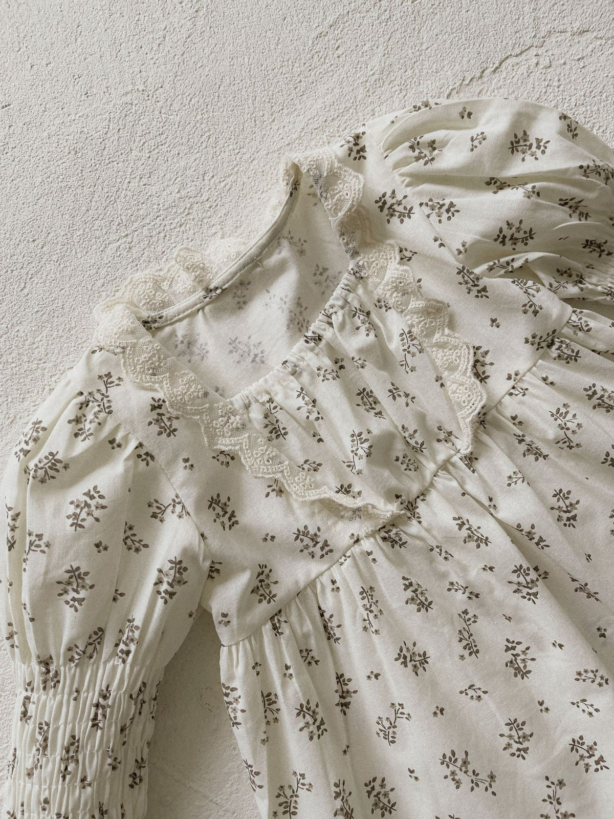 MyKids-USA® Autumn Arrival Baby Kids Girls Princess Long Sleeves Square Neck Floral Dress