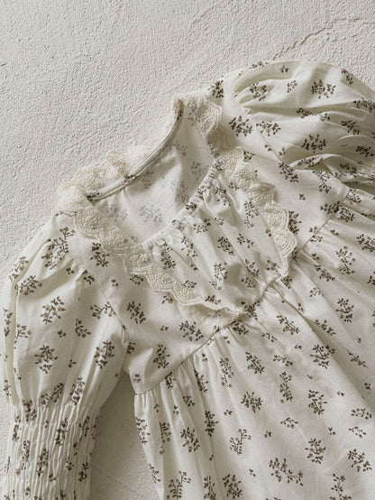 MyKids-USA® Autumn Arrival Baby Kids Girls Princess Long Sleeves Square Neck Floral Dress