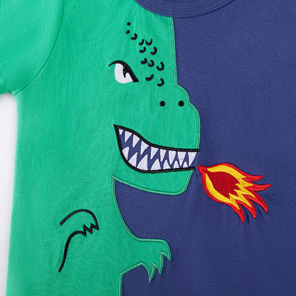 Summer Hot Selling Baby Kids Boys Short Sleeves Cartoon Animals Pattern T-shirt and Shorts Clothing Set, MyKids-USA®, Baby & Toddler Outfits, MyKids-USA -  -  -  -  -  -  - .