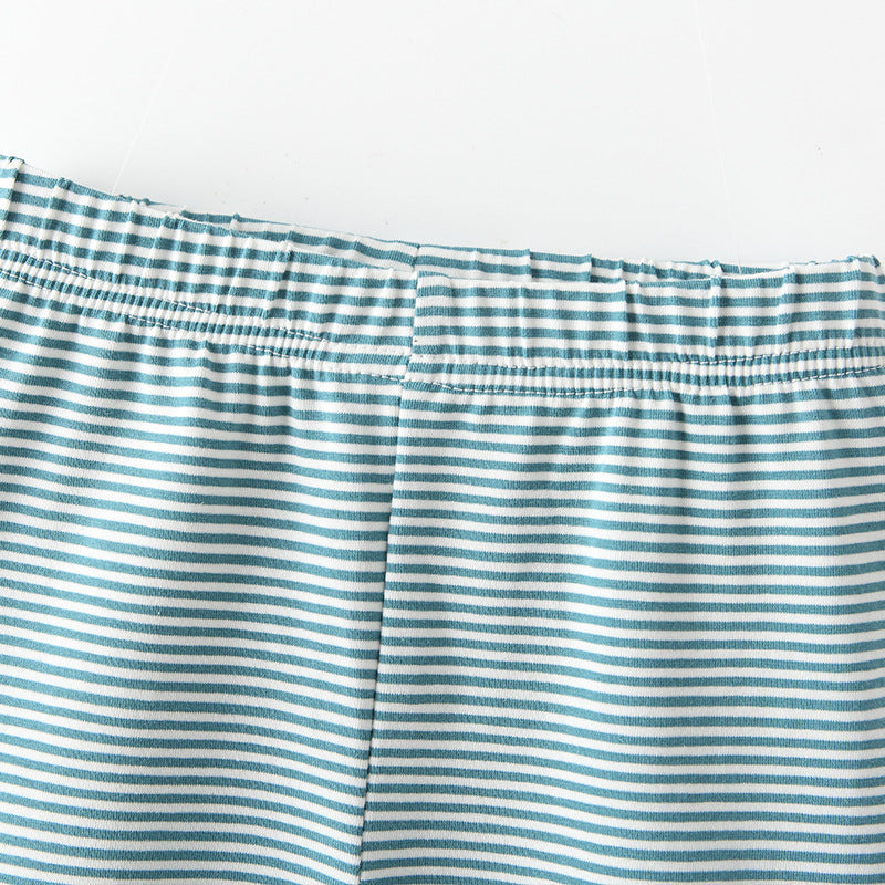 Autumn Arrival Baby Kids Girls Cartoon and Striped Pattern Cute Pants, MyKids-USA®, Trousers, MyKids-USA -  -  -  -  -  -  - 