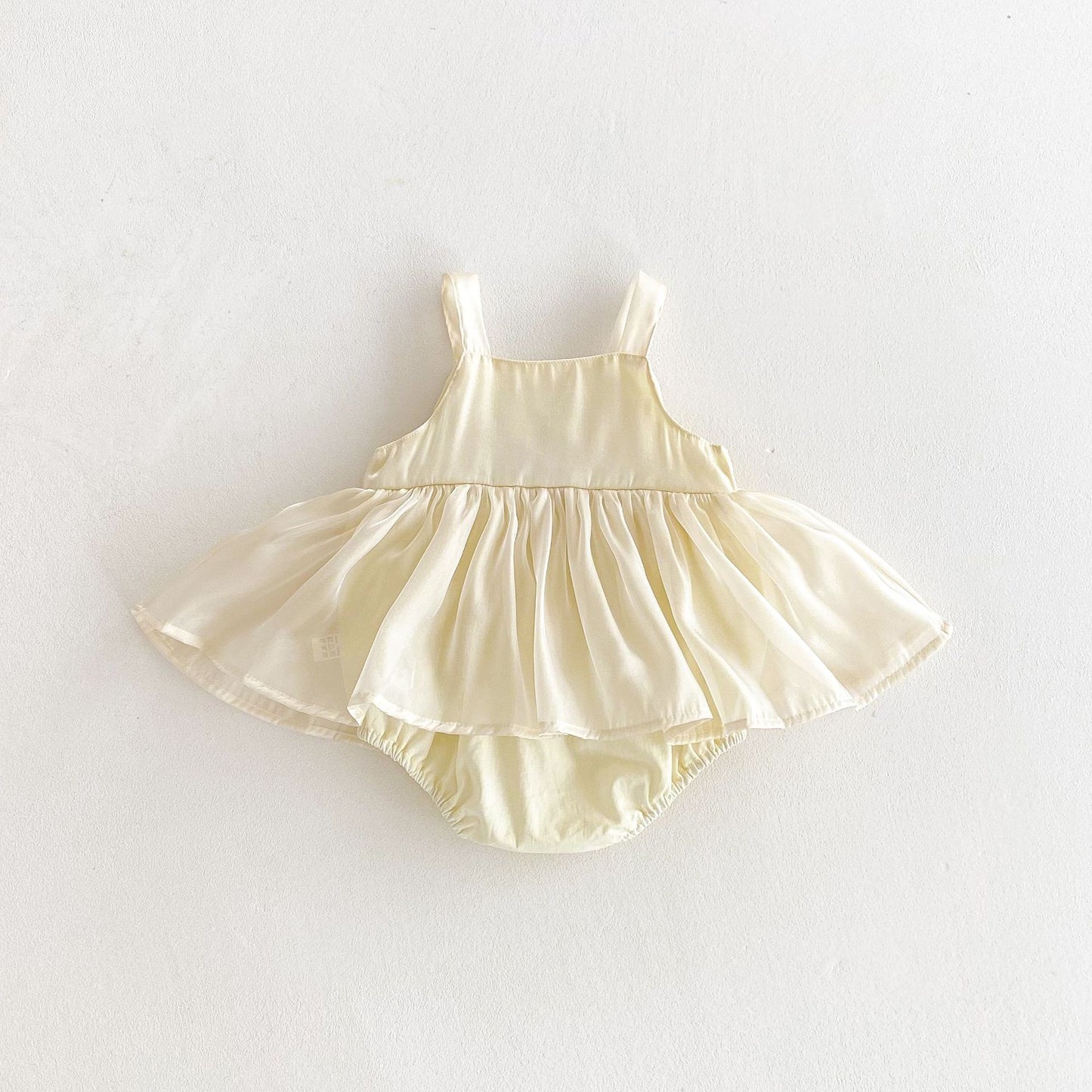 Summer Arrival Baby Girls Cute Sleeveless Butterfly-bow Decorated Dress Design Strap Onesies, MyKids-USA®, Baby One-Pieces, MyKids-USA -  -  -  -  -  -  - 