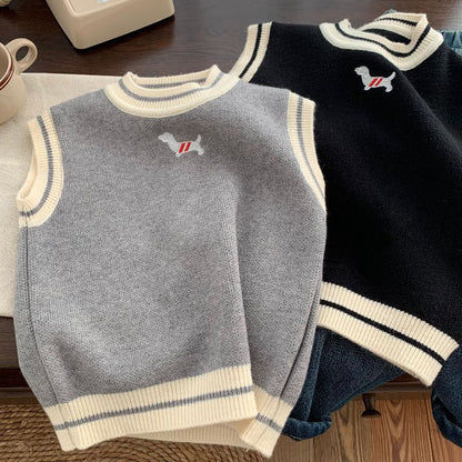 Arrival Winter and Autumn Baby Kids Unisex Color Patchwork Sleeveless Knitted Vest, MyKids-USA®, Baby & Toddler Coats & Jackets, MyKids-USA -  -  -  -  -  -  - 