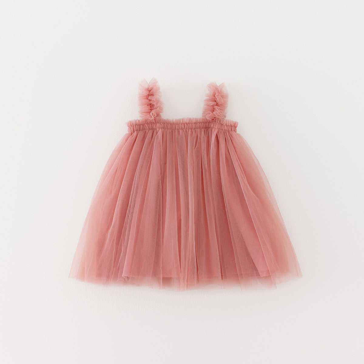 Summer Baby Kids Girls Sleeveless Plain Tulle Strap Dress, MyKids-USA®, Baby & Children's Dresses, MyKids-USA - Size/Age - 80 (9-12M) - Color - Light Pink -  -  - TR2605162239-C.