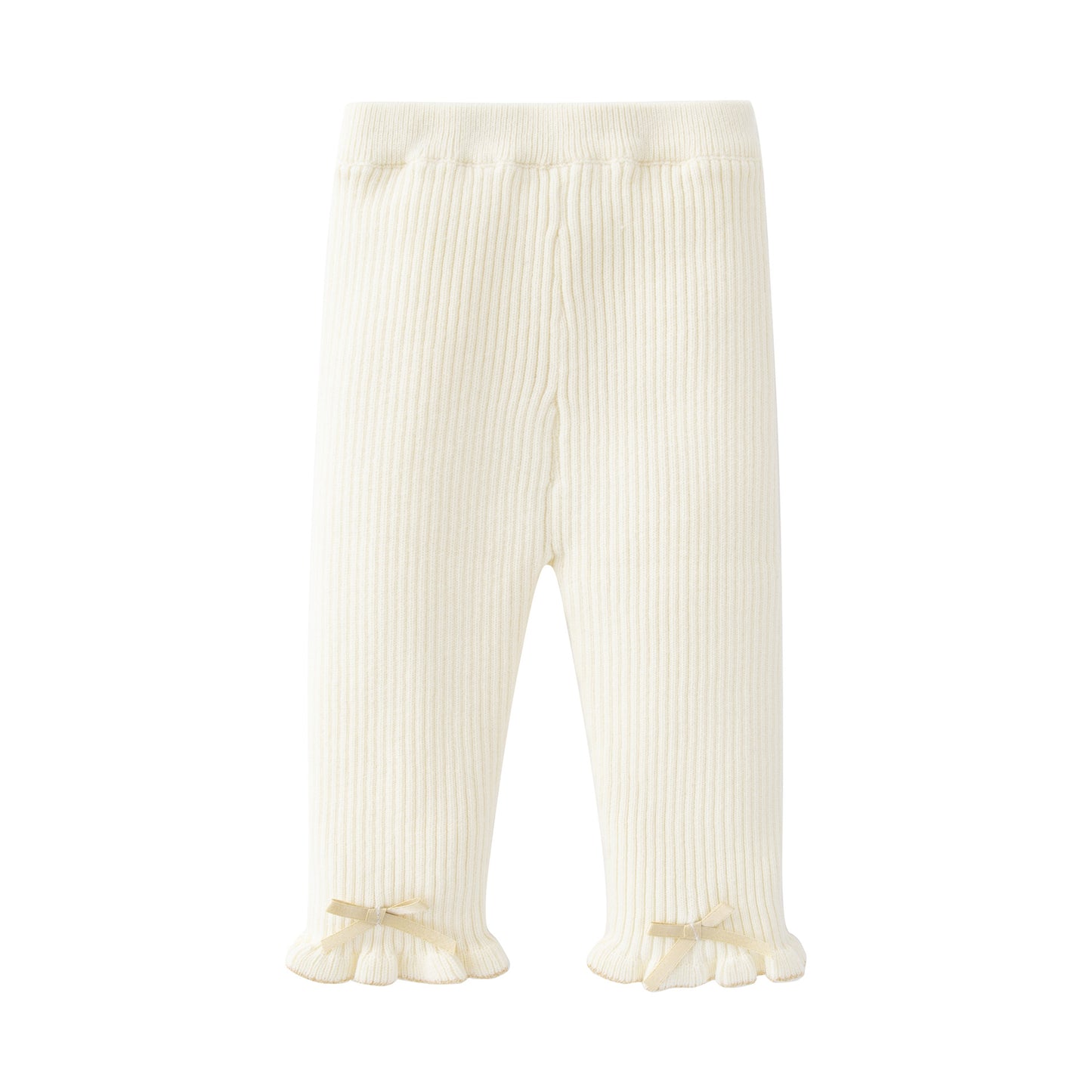 Baby Girl Bow Tie Patched Design Comfy Pants