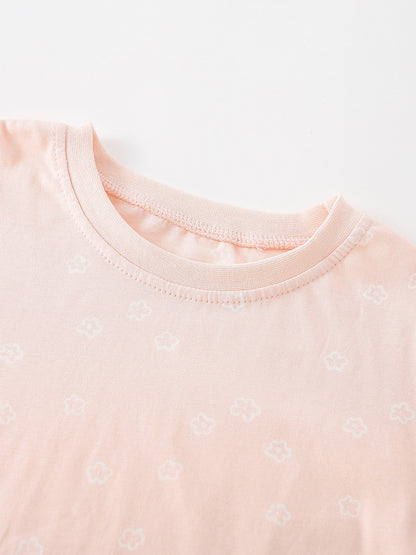 MyKids-USA® Baby Kids Girls Flowers Pattern Long Sleeves Top