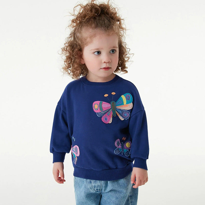 Butterfly Pattern Soft Cotton Autumn Hoodie, MyKids-USA®, Baby & Toddler Outerwear, MyKids-USA -  -  -  -  -  -  - 