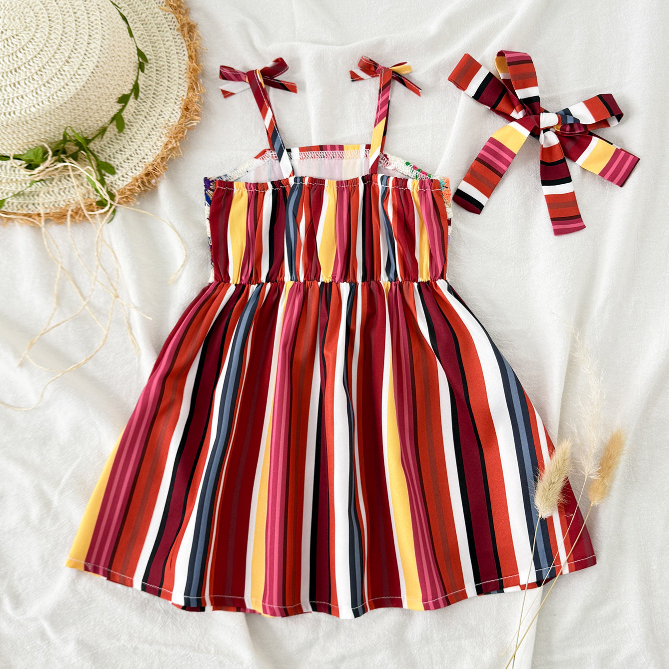 Summer Baby Kids Girls Sleeveless Jacquard Pattern Dress, MyKids-USA®, Baby & Children's Dresses, MyKids-USA -  -  -  -  -  -  - .