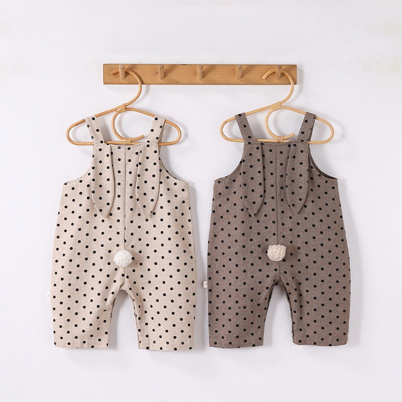 Spring Arrival Baby Unisex Sleeveless Dots Pattern Rompers Overalls, MyKids-USA®, Baby One-Pieces, MyKids-USA -  -  -  -  -  -  - .