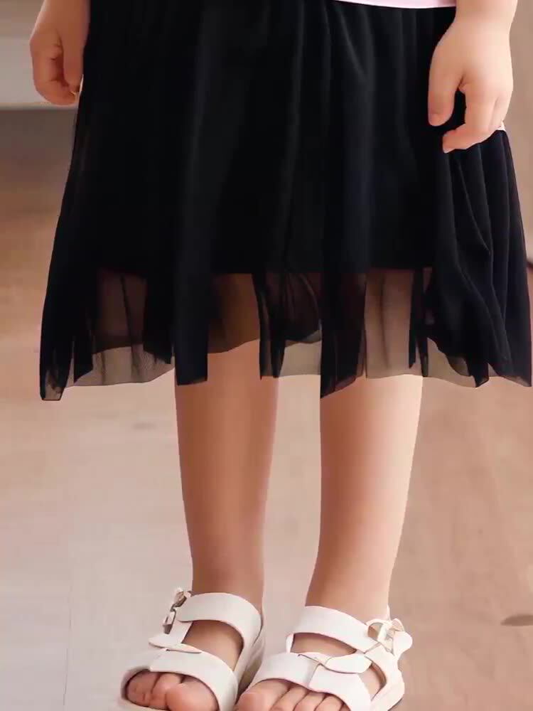 Arrival Spring and Summer Baby Kids Girls Black Tulle Skirt, MyKids-USA®, Skirts, MyKids-USA - Size/Age - 90 (12-24M) - Color - Black -  -  - TR2602232029-A.