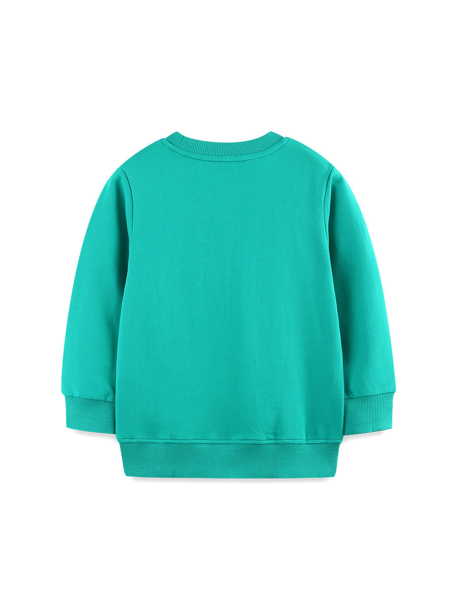 Autumn and Winter Arrival Christmas Cartoon Pattern Long Sleeves Sweatshirt for Boys