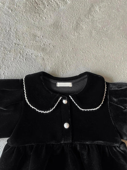 Arrival Autumn and Spring Baby Girls Cute Velvet Long Sleeves Bodysuit, MyKids-USA®, Baby One-Pieces, MyKids-USA -  -  -  -  -  -  - .