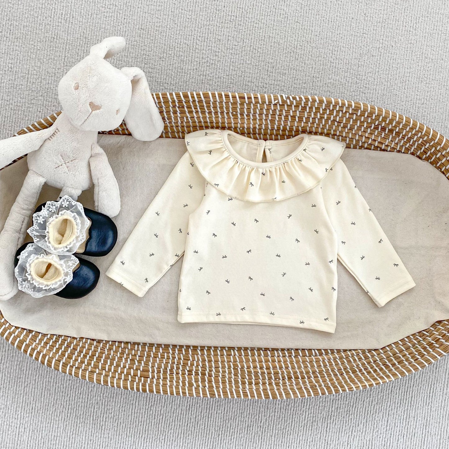 MyKids-USA® Arrival Autumn Baby Kids Girls Long Sleeves Top and Butterfly-bows Pattern Dress