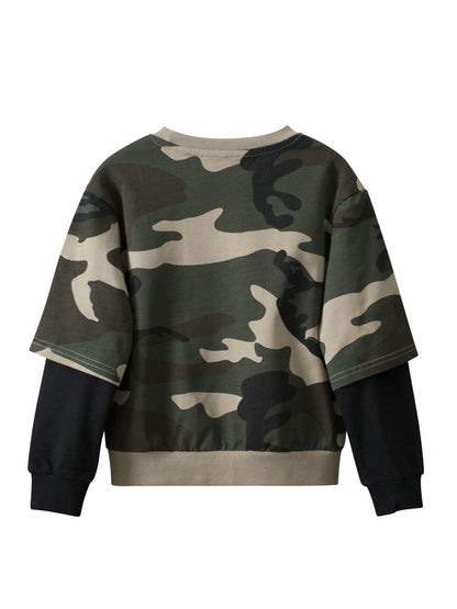 Baby Boy Kids Camouflage Pattern Crew Neck Long Sleeves Warm Cozy Pullover, MyKids-USA®, Baby & Toddler Outerwear, MyKids-USA -  -  -  -  -  -  - 