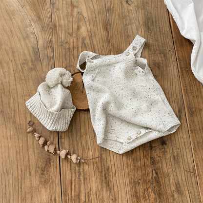 Arrival Autumn and Spring Baby Unisex Simple Solid Color Knitted Sleeveless Bodysuit, MyKids-USA®, Baby One-Pieces, MyKids-USA -  -  -  -  -  -  - .