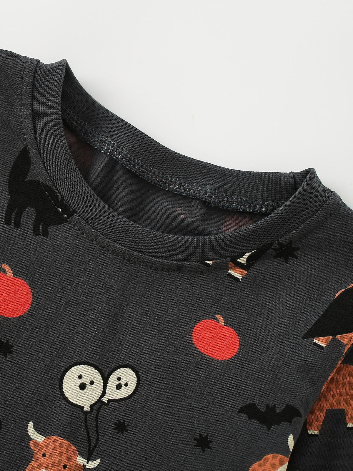 MyKids-USA® Baby Kids Halloween Cartoon Pattern Long Sleeves Top and Pants Casual Clothing Set