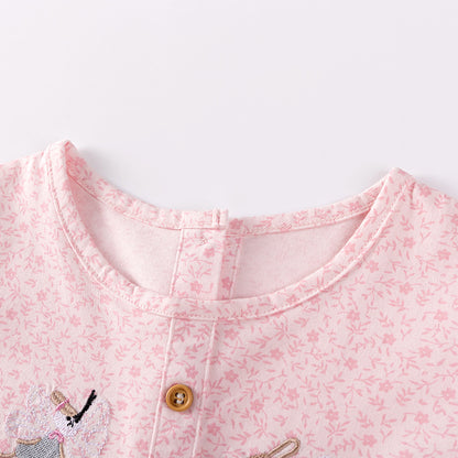 Arrival Autumn Girls Cartoon Embroidered and Floral Pattern Long Sleeves Dress, MyKids-USA®, Baby & Toddler Dresses, MyKids-USA -  -  -  -  -  -  - 