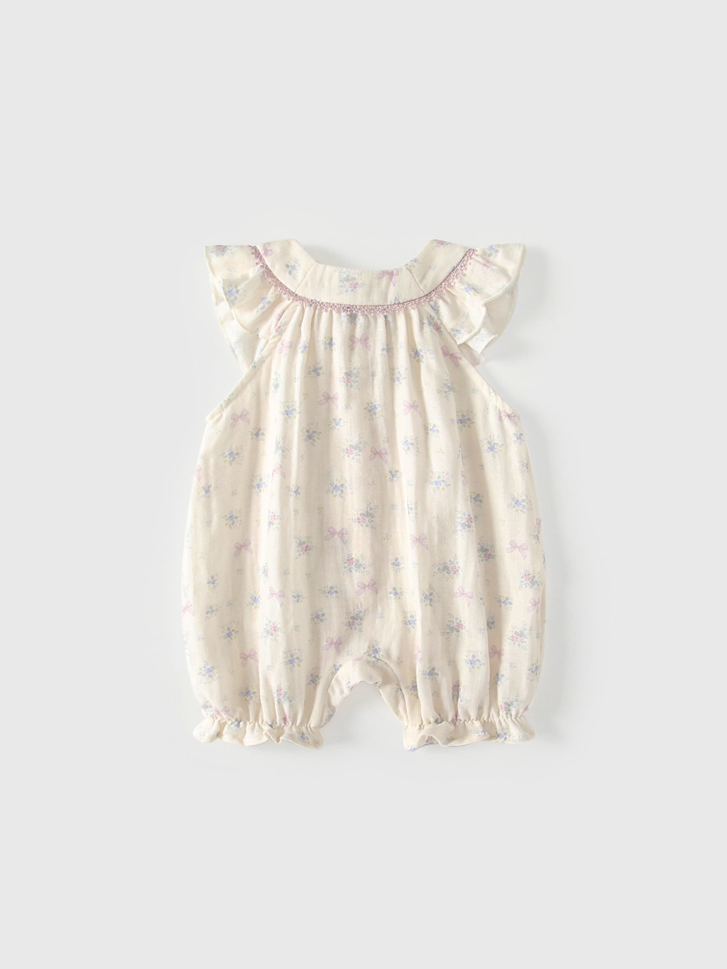 Summer Arrival Baby Girls Fly Sleeves Flowers Pattern Rompers Bodysuits, MyKids-USA®, Baby & Children's One-Pieces, MyKids-USA -  -  -  -  -  -  - .