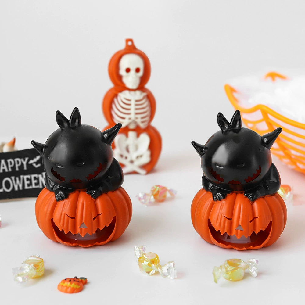 Halloween Pumpkin Lantern Decoration – Electronic Candle Night Light with Black Cat, MyKids-USA®, Seasonal & Holiday Decorations, MyKids-USA -  -  -  -  -  -  - .