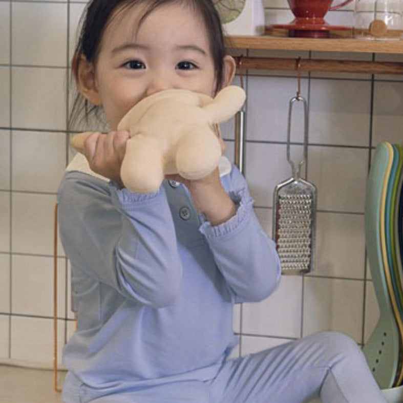 Summer Arrival Baby Girls Simple Long Sleeves Top with Embroidered Collar, MyKids-USA®, Baby & Toddler Tops, MyKids-USA -  -  -  -  -  -  - 