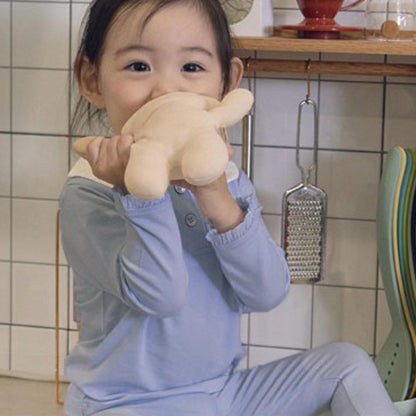 Summer Arrival Baby Girls Simple Long Sleeves Top with Embroidered Collar, MyKids-USA®, Baby & Toddler Tops, MyKids-USA -  -  -  -  -  -  - 