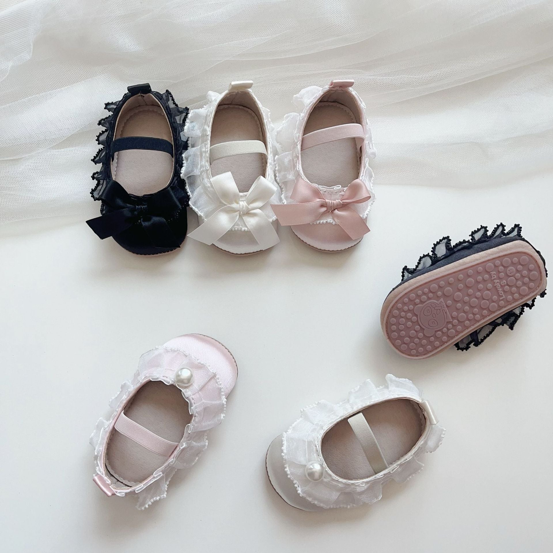 Summer Baby Girl Lace Trim Toddler Soft-Sole Anti-slip Walking Shoes, MyKids-USA®, First Steps & Crawlers, MyKids-USA -  -  -  -  -  -  - .