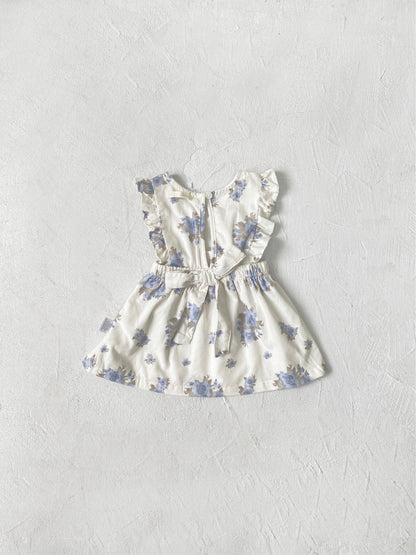 MyKids-USA® Summer Hot Selling Cute Flowers Pattern Sleeveless Dress for Stylish Girls