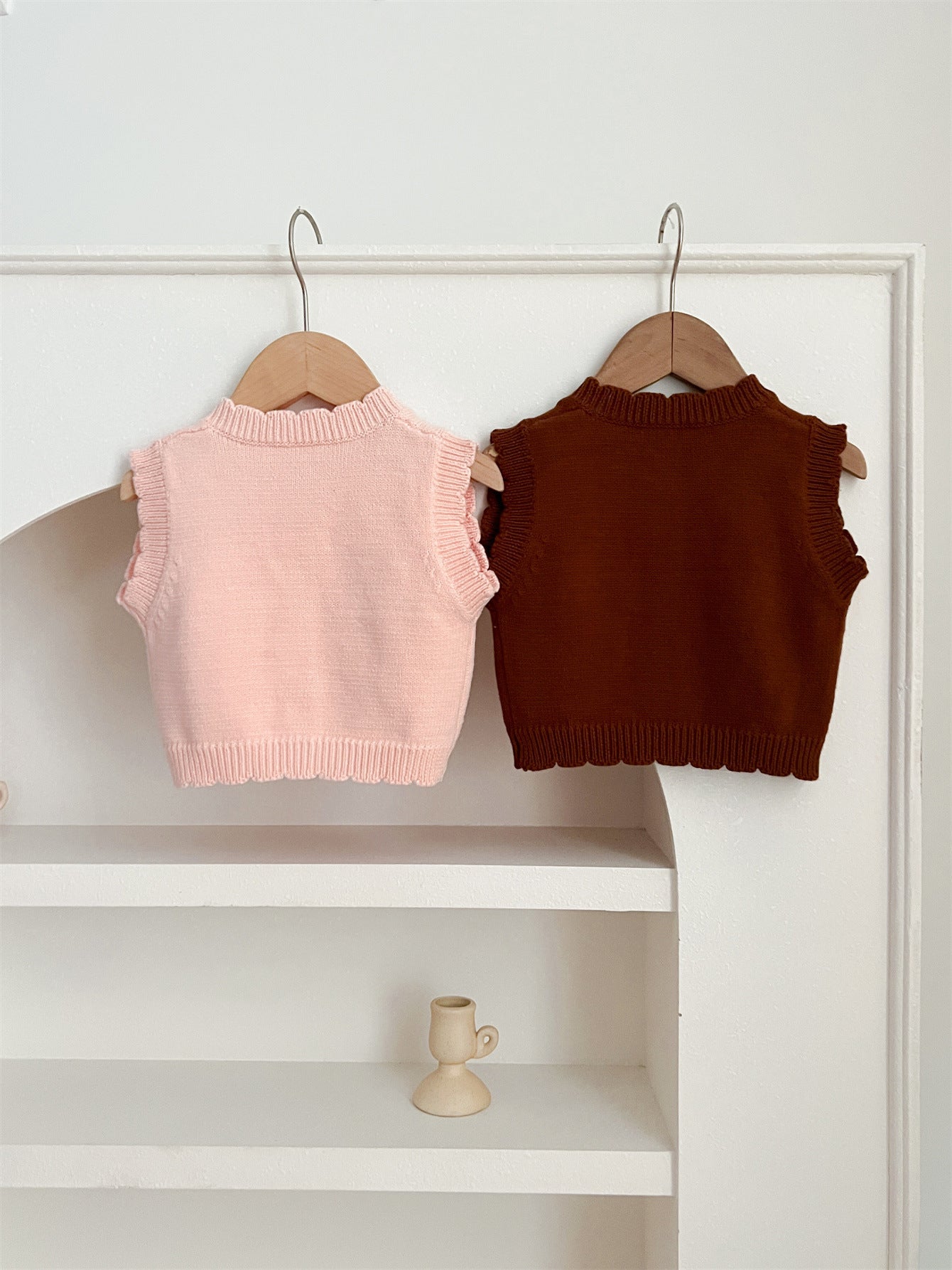 Adorable Infant Baby Girls Bubble Knitted Sleeveless Single Breasted Sweater Vest, MyKids-USA®, Baby & Toddler Outerwear, MyKids-USA -  -  -  -  -  -  - 