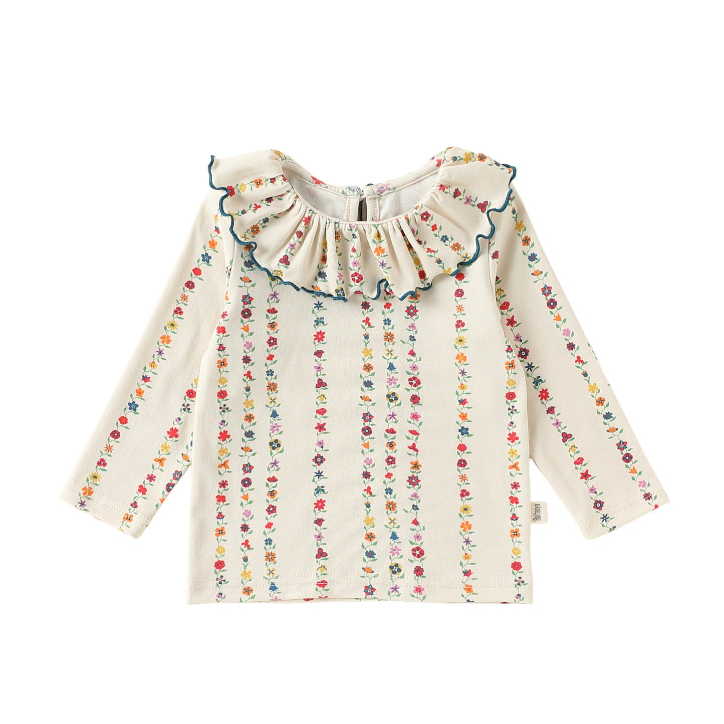MyKids-USA® Spring and Autumn Baby Kids Girls Long Sleeves Flowers Striped Pattern Top and Pants