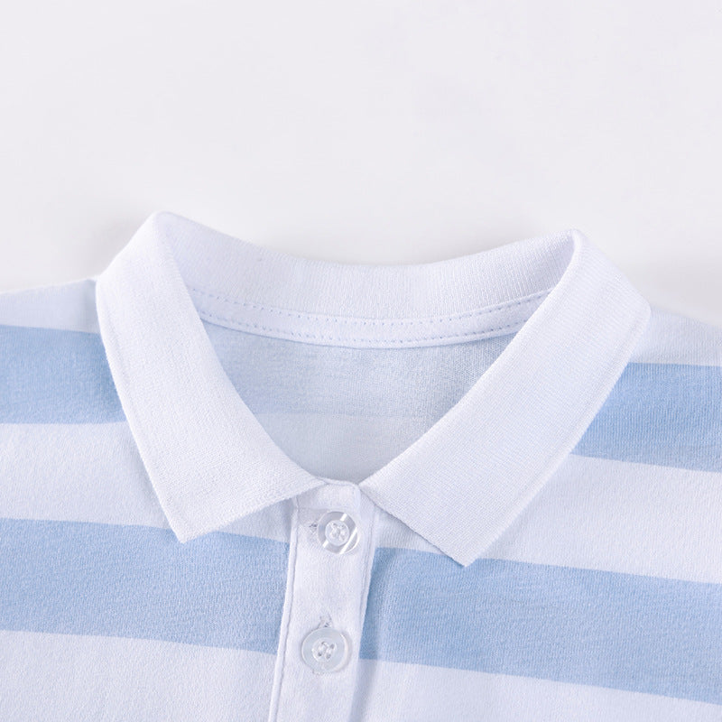 Autumn Arrival Cartoon Animals and Striped Pattern Long Sleeves Turn-down Collar Dress for Stylish Girls, MyKids-USA®, Baby & Toddler Dresses, MyKids-USA -  -  -  -  -  -  - 