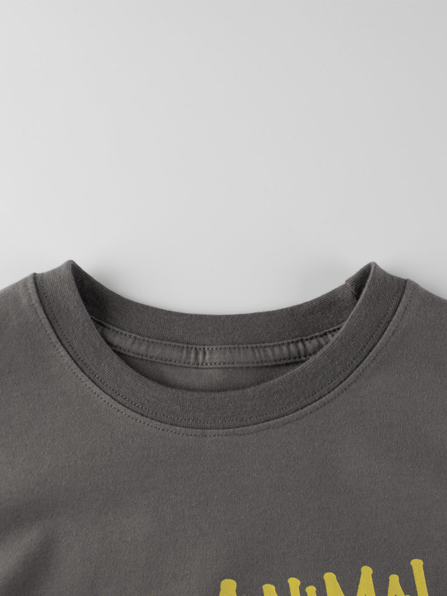 Arrival Kids Dinosaur Cartoon Print Crew Neck Long Sleeves Sweatshirt, MyKids-USA®, Baby & Toddler Outerwear, MyKids-USA -  -  -  -  -  -  - 