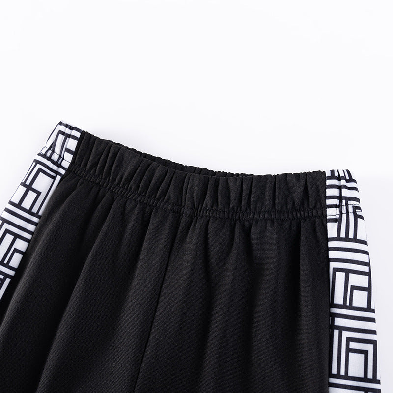 Spring and Autumn Baby Kids Boys Color Patchwork and Geometric Pattern Long Sleeves Top and Pants Casual Clothing Set, MyKids-USA®, Baby & Toddler Outfits, MyKids-USA -  -  -  -  -  -  - 