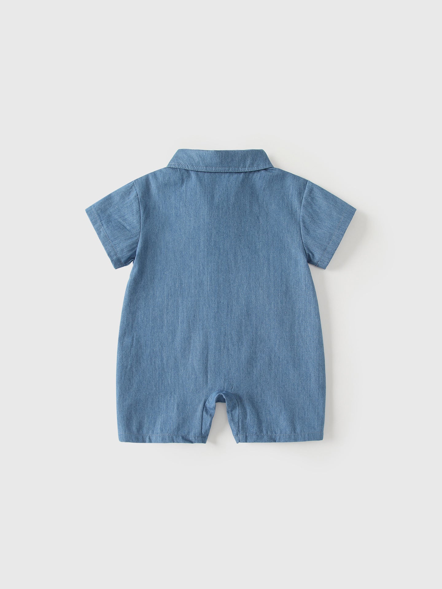 Summer Arrival Baby Boys Short Sleeves Cartoon Pattern Rompers Bodysuits