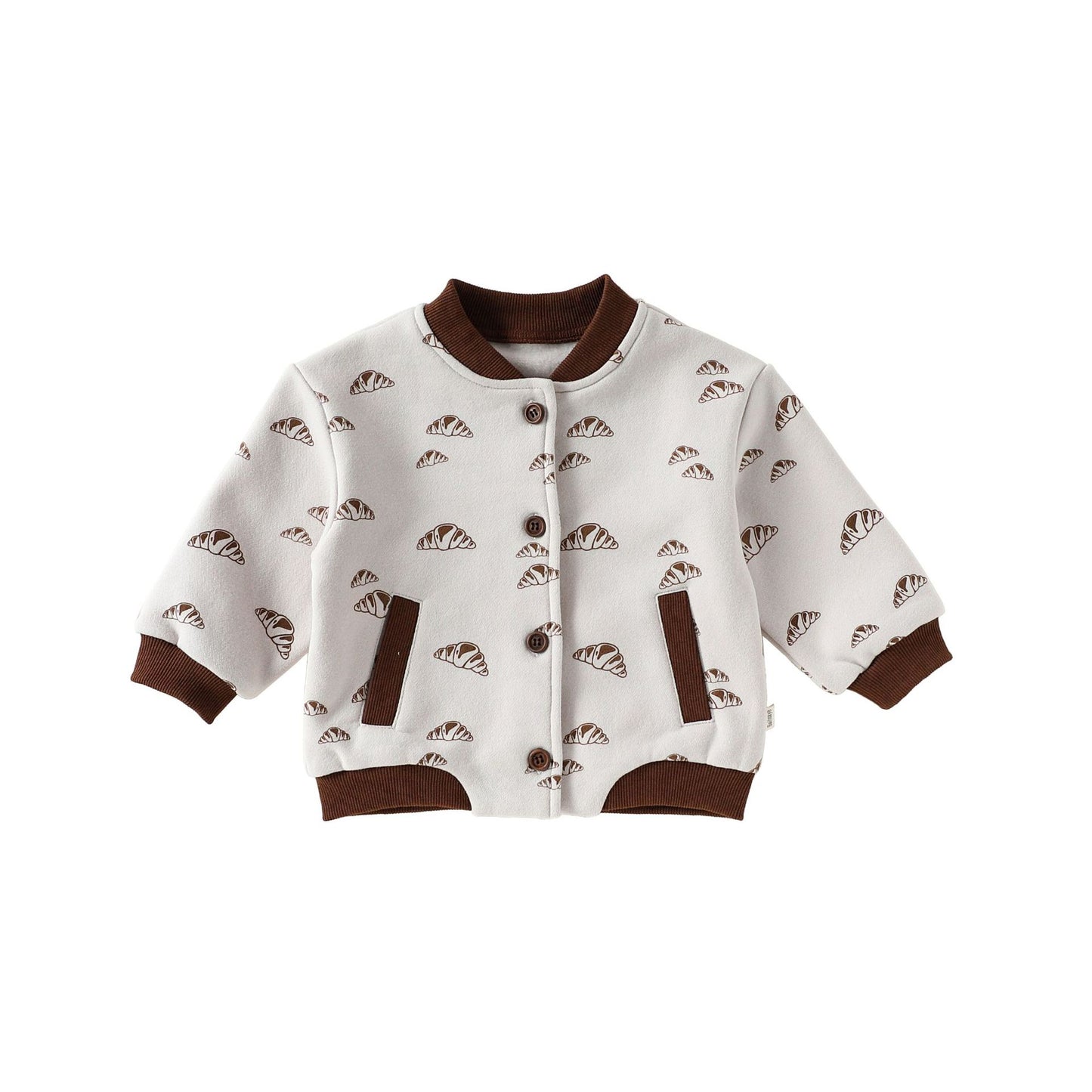 Winter and Autumn Baby Kids Geometric Bread Pattern Long Sleeves Coat and Pants, MyKids-USA®, Baby & Toddler Outfits, MyKids-USA - Size/Age - 80 (9-12M) - Color - Grey -  -  - TR2509282352-B