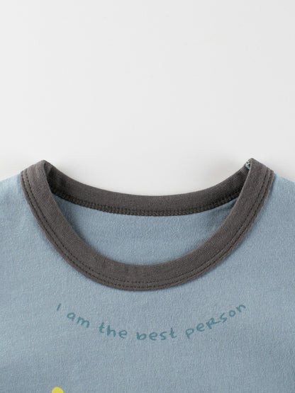 Autumn Baby Boys Letters and Animals Print Long Sleeves Crew Neck Base Top Shirt, MyKids-USA®, Baby & Toddler Outerwear, MyKids-USA -  -  -  -  -  -  - 