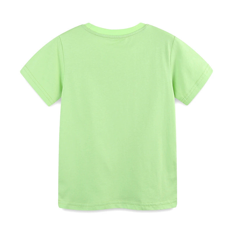 Summer Boys’ Cute Animals Cartoon Pattern T-shirt in European and American Style, MyKids-USA®, Baby Activity Tops, MyKids-USA -  -  -  -  -  -  - 