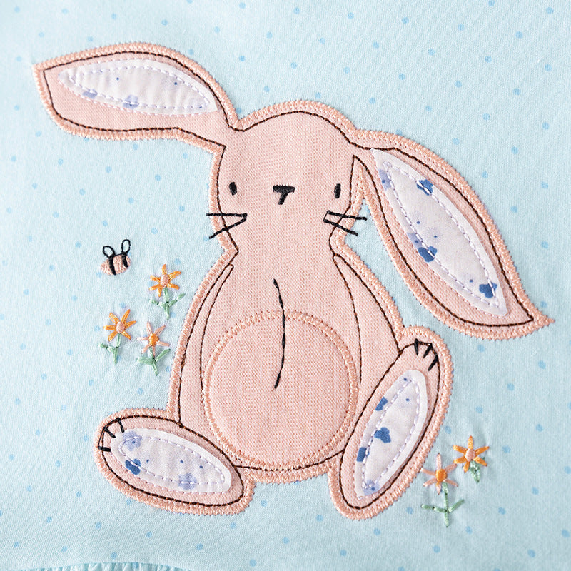 Summer Arrival Animals Cartoon Pattern Fly Sleeves Dress for Stylish Girls