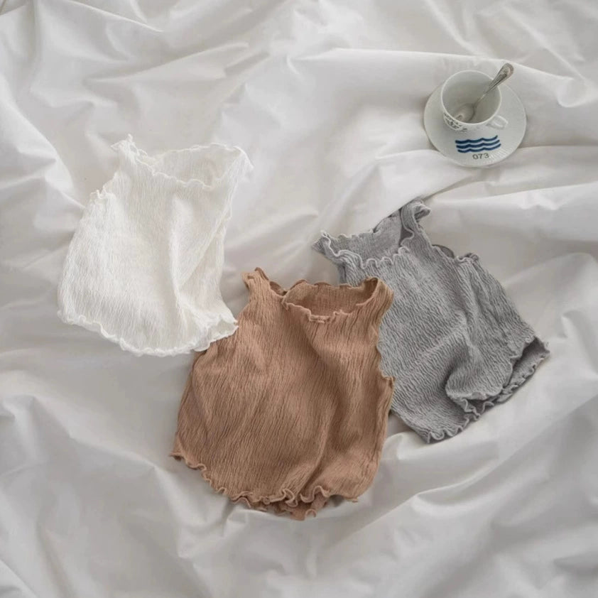 Summer Hot Selling Baby Kids Girls Sleeveless Solid Color Top Vest, MyKids-USA®, Baby & Toddler Tops, MyKids-USA -  -  -  -  -  -  - 