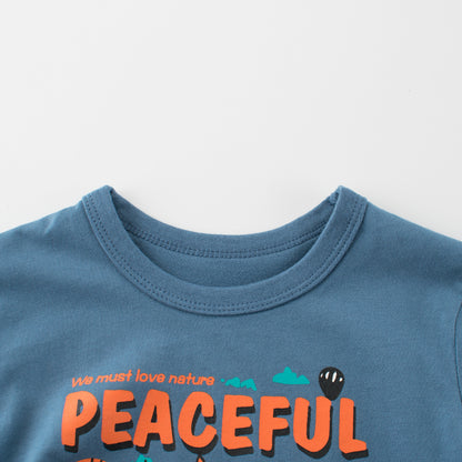 Summer Boys’ Animals Tiger Cartoon Pattern T-shirt in European and American Style, MyKids-USA®, Baby & Toddler Tops, MyKids-USA -  -  -  -  -  -  - 