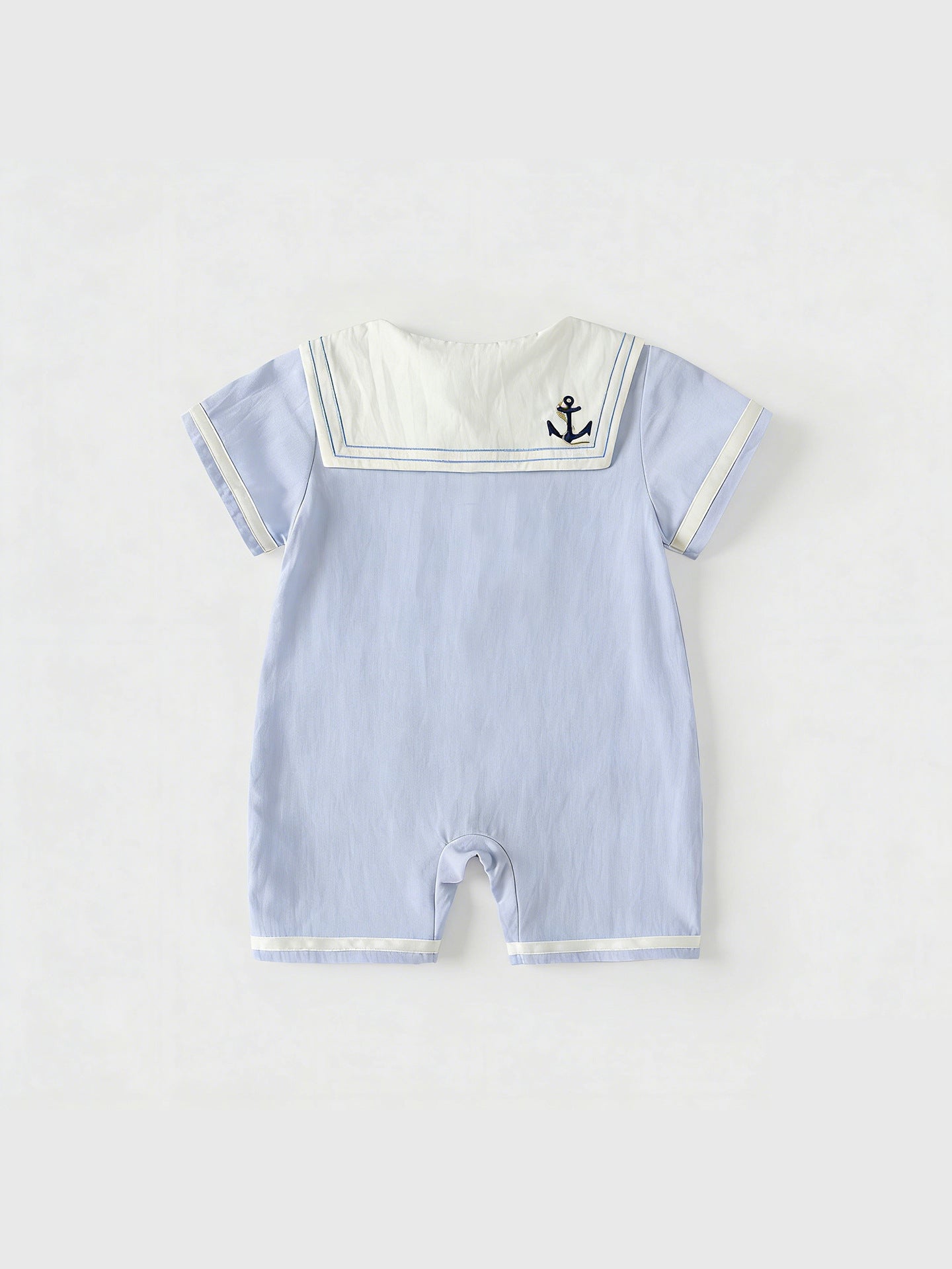 Summer Arrival Baby Short Sleeves Color Patchwork Navy Style Rompers Bodysuits, MyKids-USA®, Baby & Children's One-Pieces, MyKids-USA -  -  -  -  -  -  - .