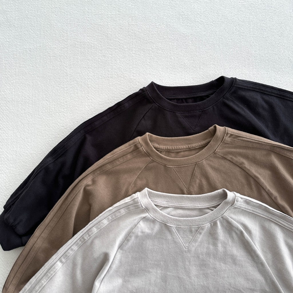 Autumn Arrival Kids Unisex Casual Solid Color Long Sleeves Pullover, MyKids-USA®, Sweaters, MyKids-USA -  -  -  -  -  -  - 