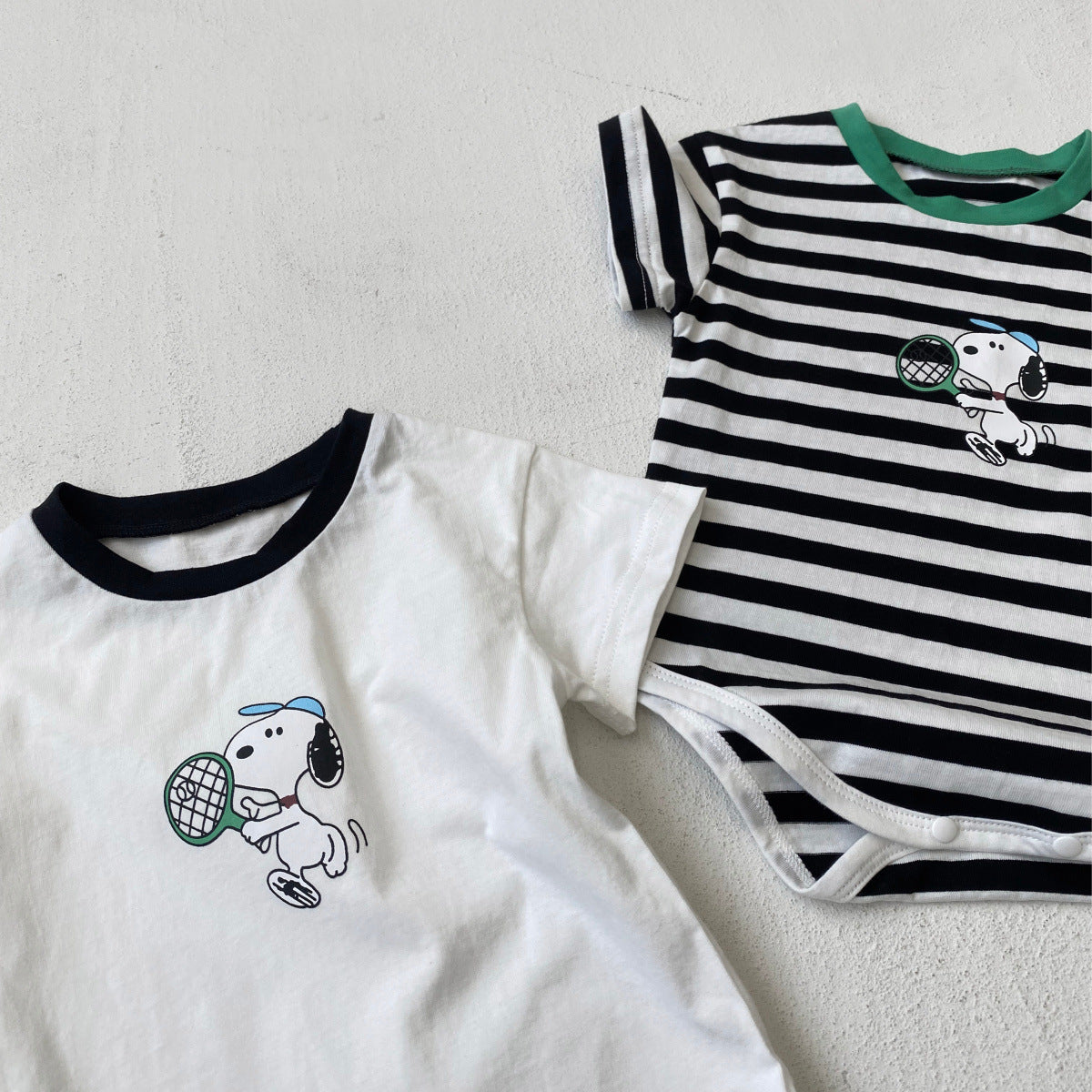 Summer Arrival Baby Unisex Cute Short Sleeves Cartoon Puppy Pattern Onesies, MyKids-USA®, Baby One-Pieces, MyKids-USA -  -  -  -  -  -  - 