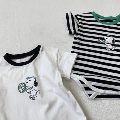 Summer Arrival Baby Unisex Cute Short Sleeves Cartoon Puppy Pattern Onesies, MyKids-USA®, Baby One-Pieces, MyKids-USA -  -  -  -  -  -  - 