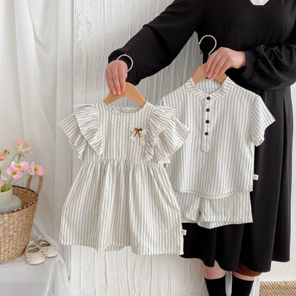 Summer Hot Selling Baby Kids Boys Short Sleeves Striped Pattern Top Shirt and Shorts Clothing Set, MyKids-USA®, Baby & Toddler Outfits, MyKids-USA -  -  -  -  -  -  - 