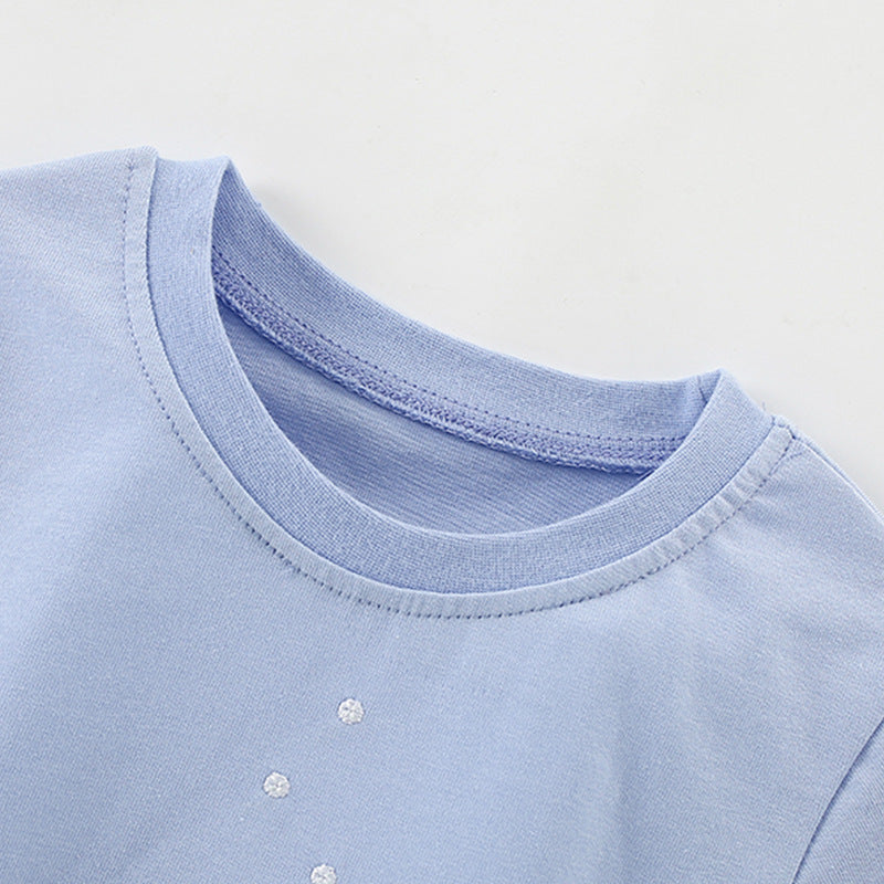 Summer Baby Kids Mermaid and Marine Animals Pattern T-shirt and Shorts Clothing Set for Girls, MyKids-USA®, Baby & Toddler Outfits, MyKids-USA -  -  -  -  -  -  - 